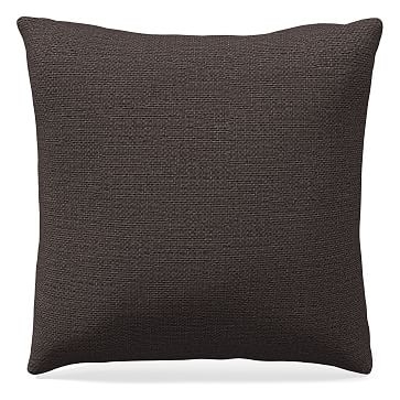 20"x 20" Pillow, Chunky Basketweave, Slate - Image 0