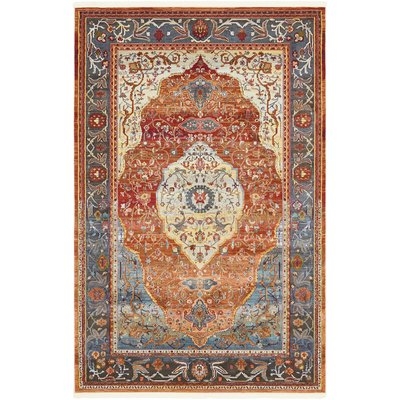 San Marcos Rust Red Area Rug - Image 0