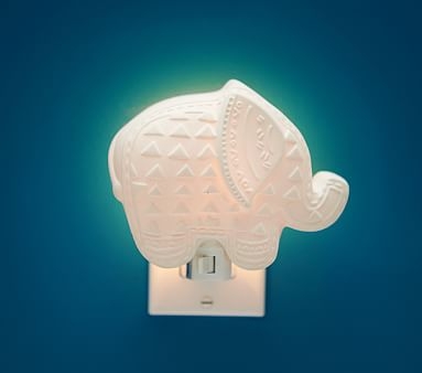 Ceramic Elephant Night Light - Image 1