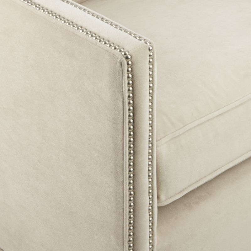 Dryden Chair with Nailheads - View Wheat - Image 6