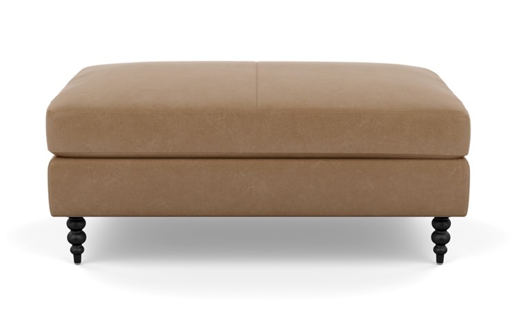 Sloan Leather Ottoman - Image 4
