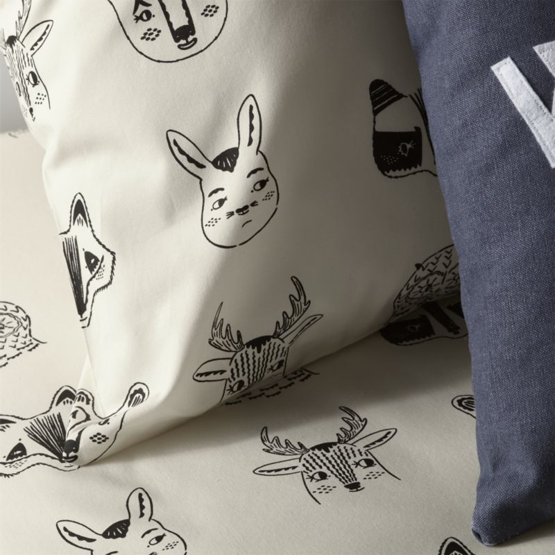 Organic Roxy Marj Woodland Animal Pillowcase - Image 5