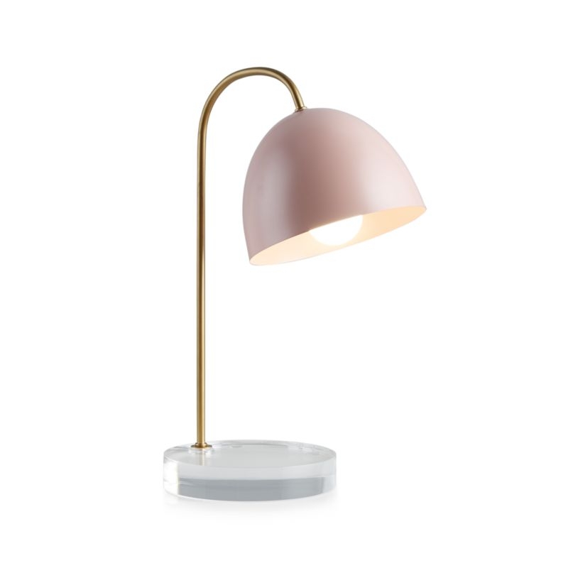 Glam Pink and Gold Kids Table Lamp - Image 0
