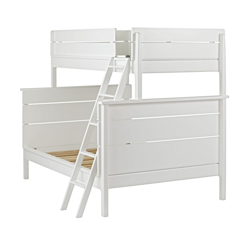 Wrightwood White Twin-Over-Full Bunk Bed - Image 3