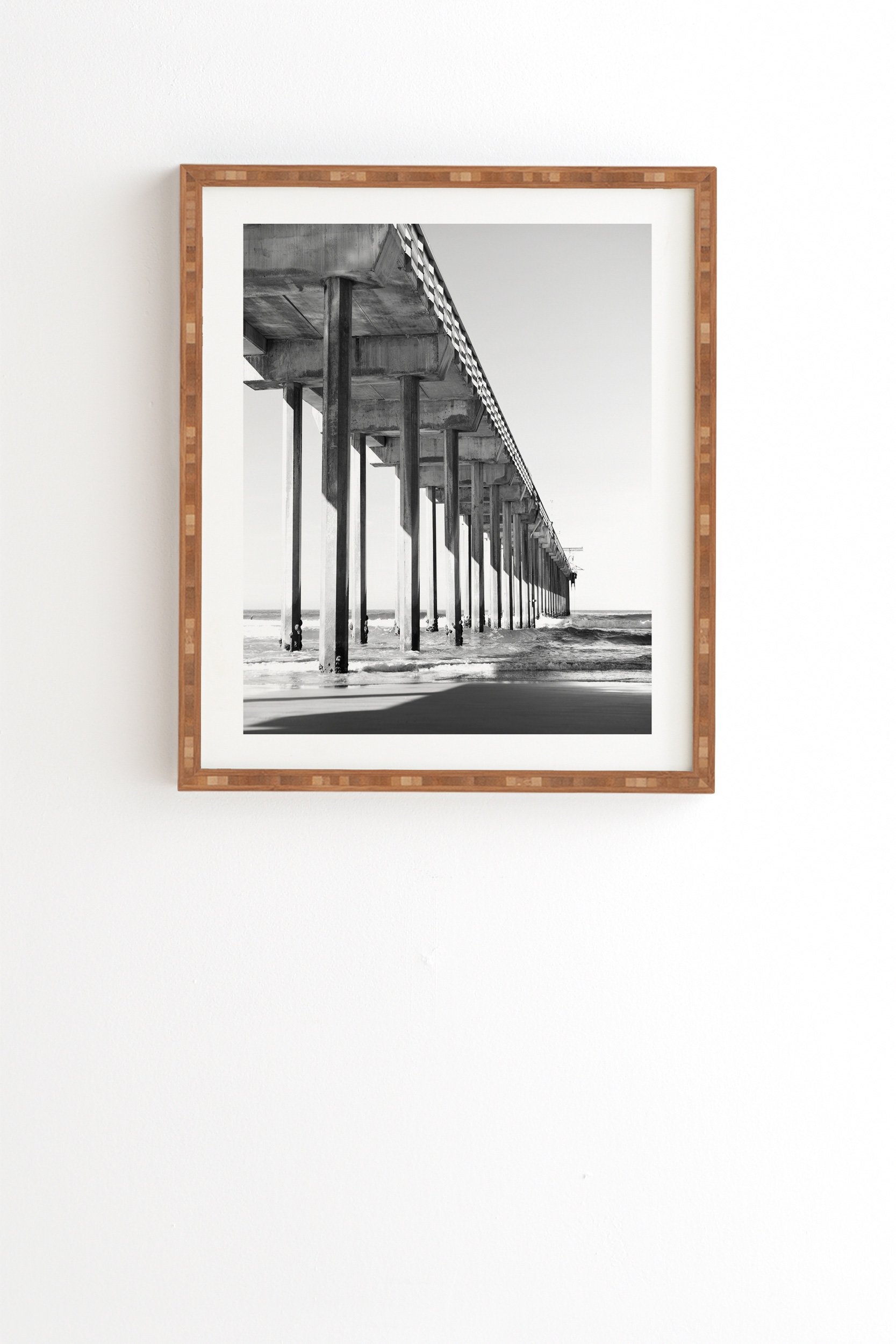 Bree Madden The Pier Framed Wall Art - 20" x 20" - Image 1