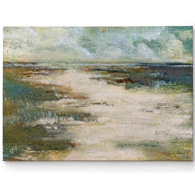 Premium 'Misty Coast' by Janet Brignola Painting Print on Wrapped Canvas - Image 0