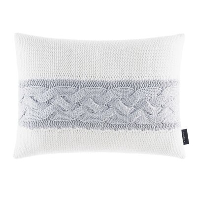 Claridge Stripe Knit Throw Pillow - Image 0