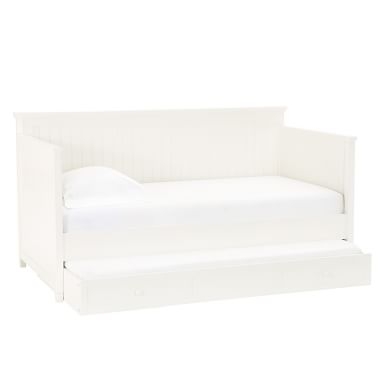 Beadboard Daybed & Trundle, Twin, Simply White - Image 1