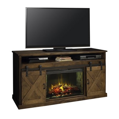 Pullman 66" TV Stand with Fireplace - Image 0