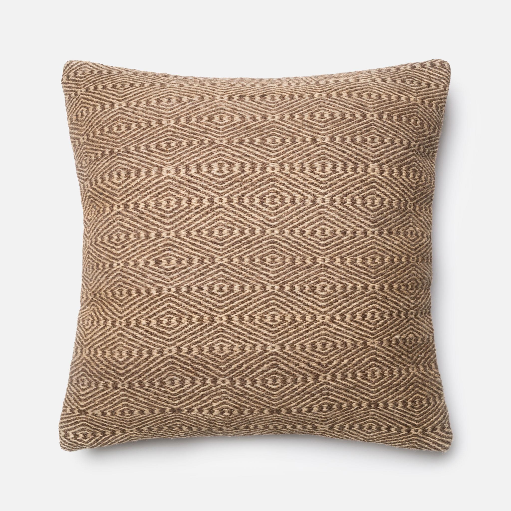 PILLOWS - BROWN / BEIGE - 22" X 22" Cover Only - Image 0