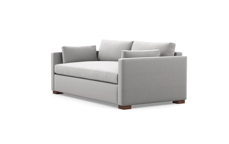 Charly Sofa with Grey Ash Fabric and Oiled Walnut legs - Image 4