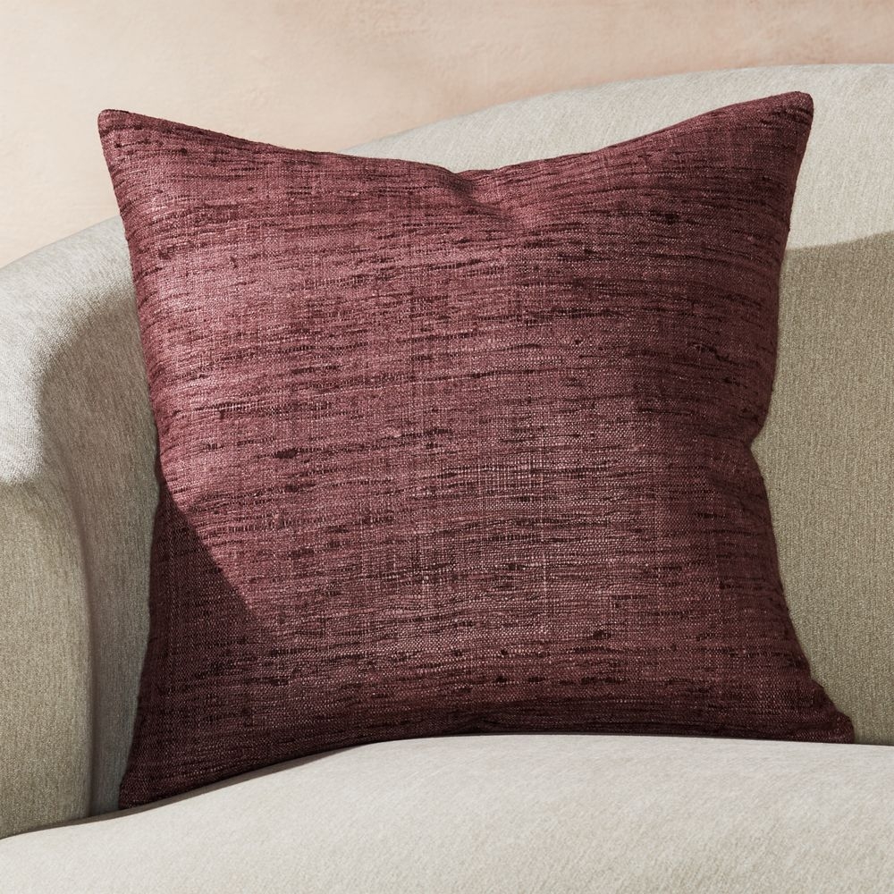 Trevino Dusty Lavender Pillow with Down-Alternative Insert 20" - Image 0