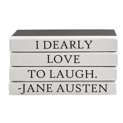 Dearly Quote Stack 4 Piece Decorative Book Set - Image 0