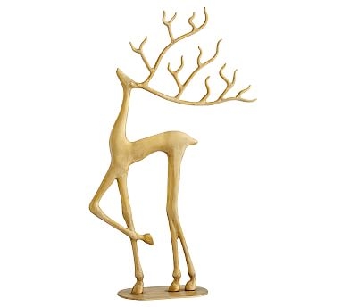 Brass Merry Reindeer, Medium - Image 0