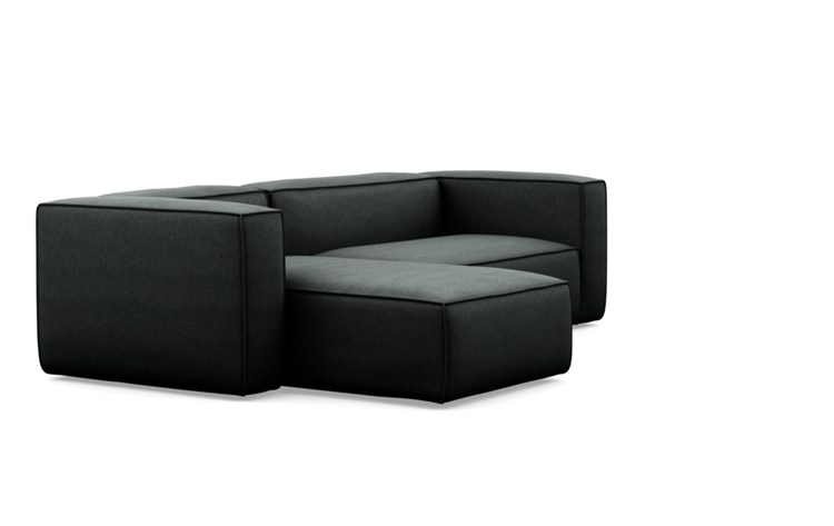 Gray Sectionals with Onyx Fabric - Image 1