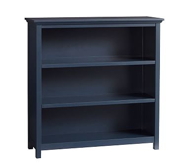 Cameron 3-Shelf Bookcase, Navy, In-Home Delivery - Image 0