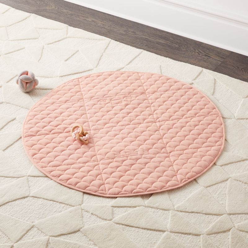 Fold and Go Pink Portable Baby Mat - Image 1