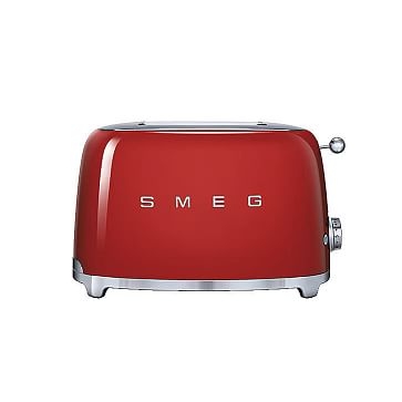Smeg Toaster, 2 Slice, Red - Image 2