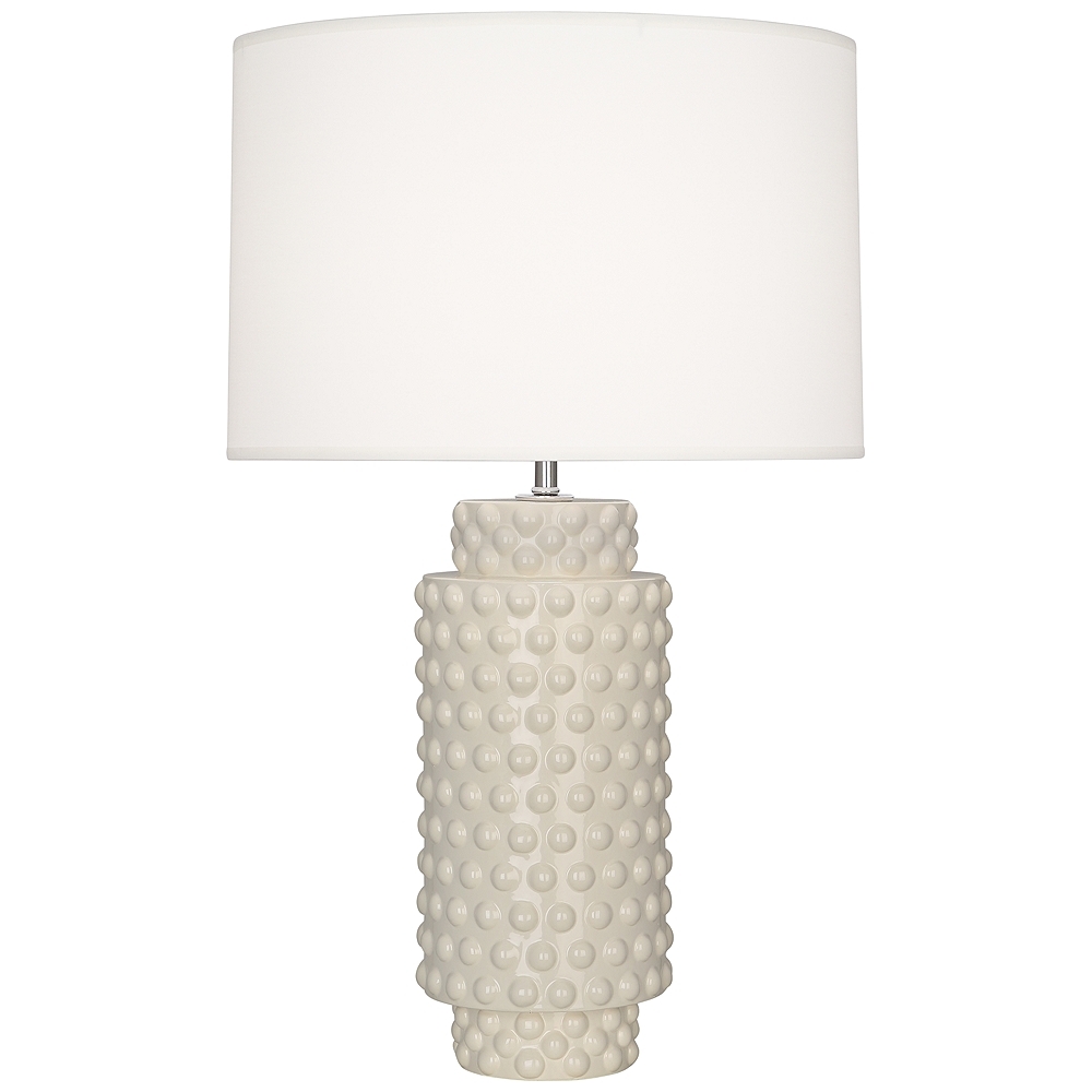 Robert Abbey Dolly Bone Ceramic Table Lamp - Style # 58A76 - Image 0