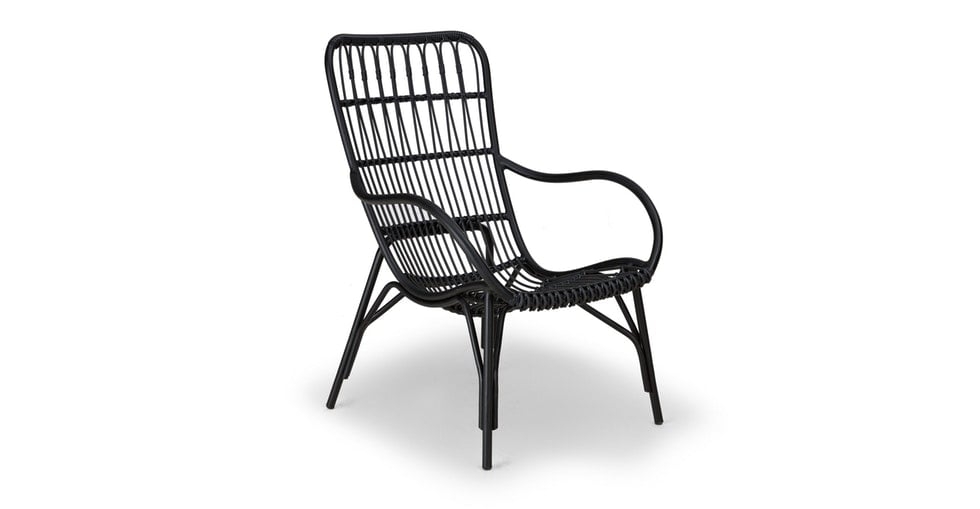 Medan Graphite Lounge Chair - Image 0