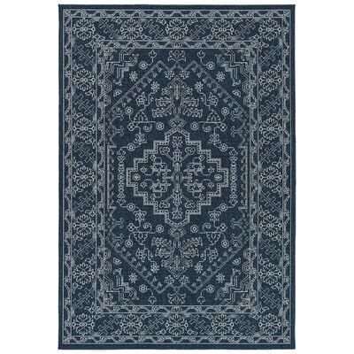 Kirsty Navy Indoor/Outdoor Area Rug - Image 0