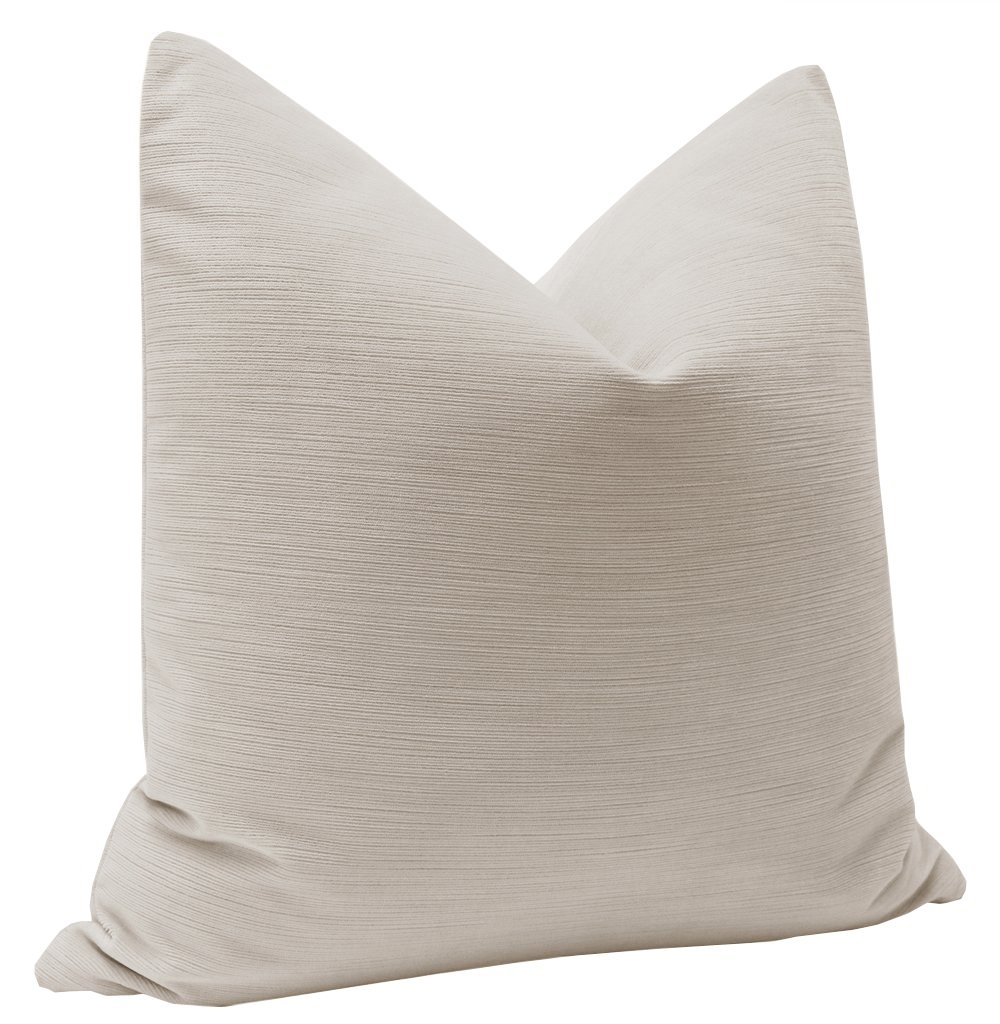 STRIE VELVET // OYSTER - Sample 4" X 4" - Image 1