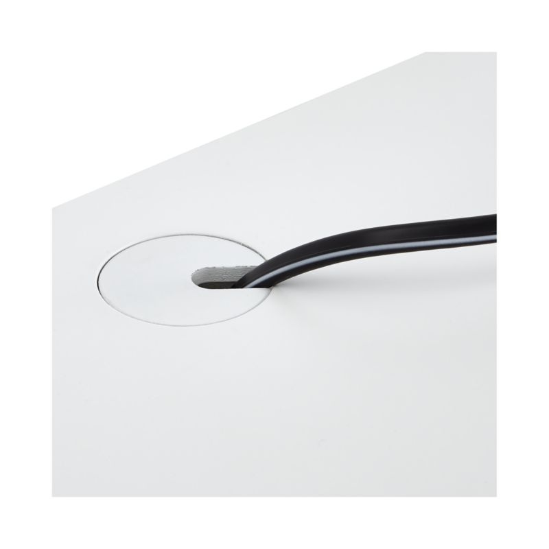 Aspect White 47.5" Floating Wall Shelf - Image 3