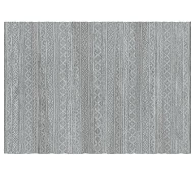 Adrina Custom Tufted Rug, Silver, 10 x 14' - Image 0