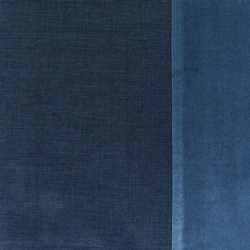 Ezria Blue Linen Curtain Panel 48"x108" - Image 5