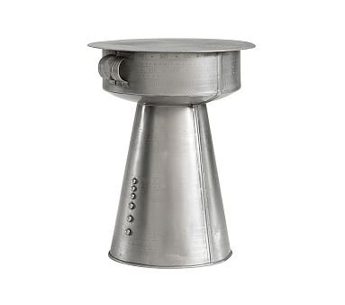 Metal Drum Side Table, Small - Image 0