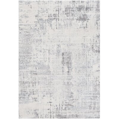 Heger Abstract Gray Area Rug - Image 0