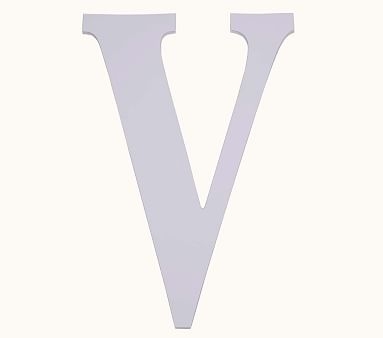 Mini Harper Painted Letter, Lavender, V - Image 0