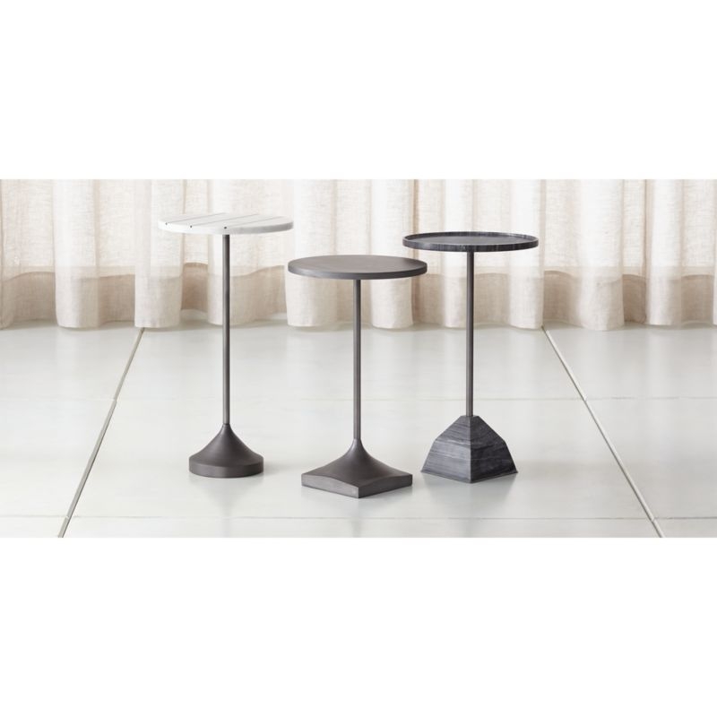 Prost Medium Marble Round Drink Table - Image 3