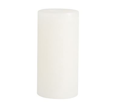Timber Pillar Candle, Paperwhite - 3x6 - Image 0