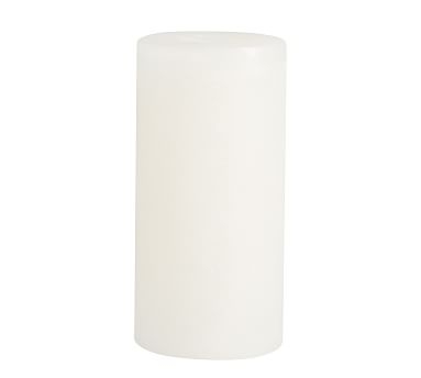 Timber Pillar Candle, Paperwhite - 3 x 6 - Image 0