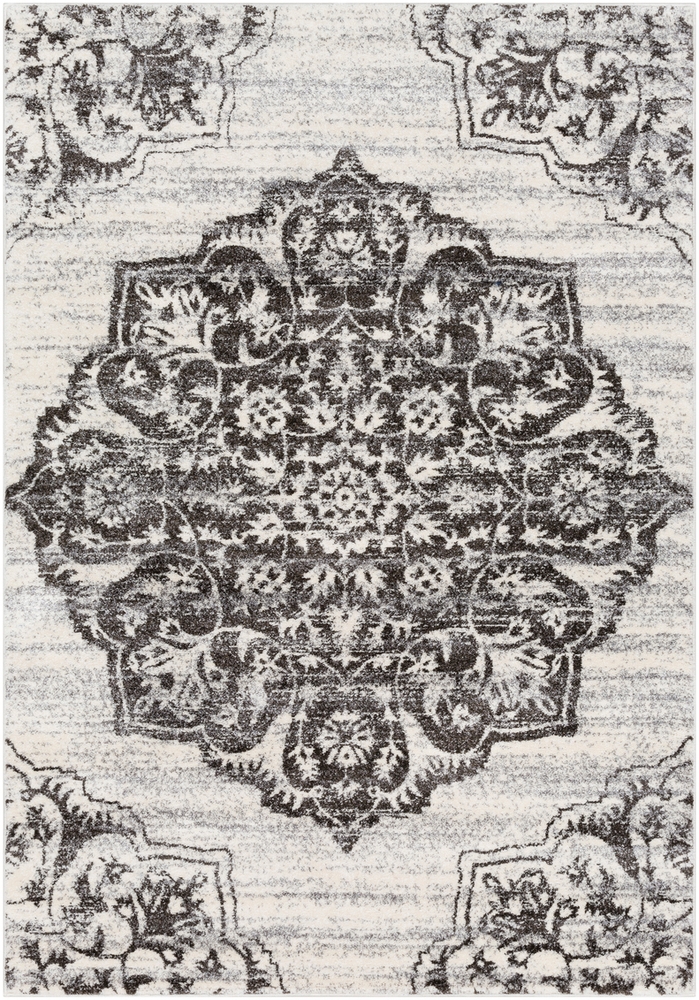 Baylee Black Indoor 2' x 3'3" Machine Woven Rug - Image 0