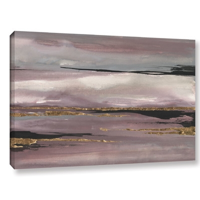 Gilded Storm III Painting Print on Wrapped Canvas - Image 0