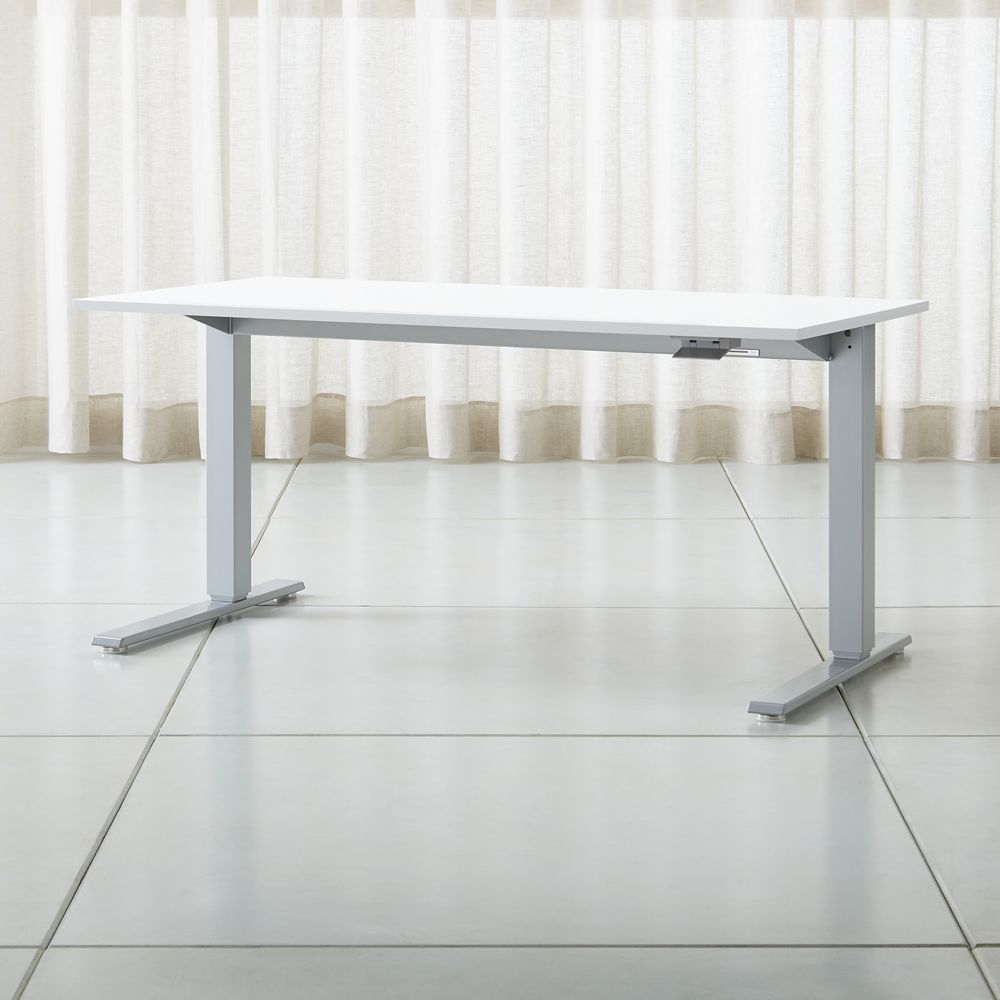 Humanscale ® Float ® Sit/Stand 60" White Desk - Image 0