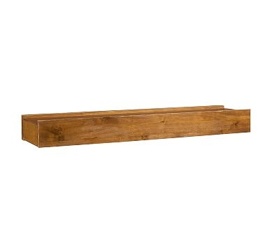 Rustic Wood Shelf, 3', Vintage Spruce stain - Image 0