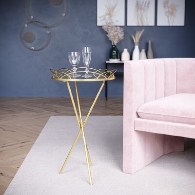 Frias Gold Accent Table - Image 0
