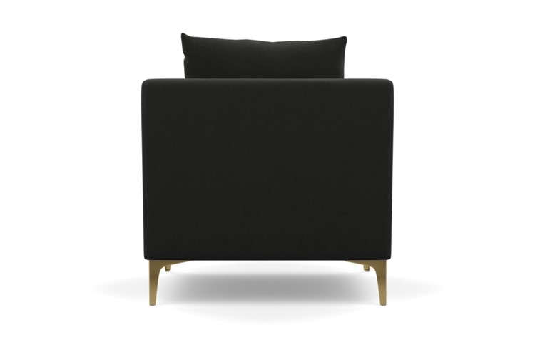 Sloan Petite Chair with Shadow Fabric and Brass Plated legs - Image 3