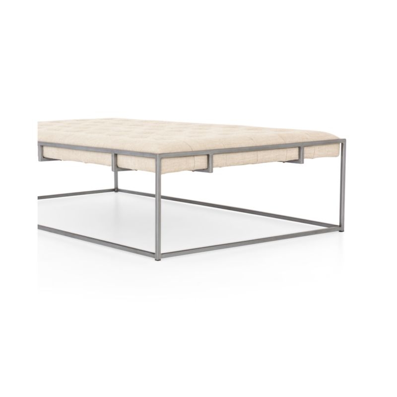 Ottilie Metal Frame Ottoman - Image 4