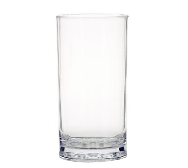 Happy Hour Acrylic Tall Drinking Glasses, 18 oz., Set of 4 - Aqua - Image 5