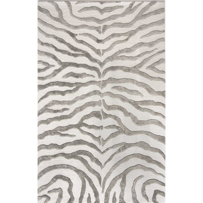 Dodgson Hand-Tufted Gray/Ivory Area Rug - Image 0