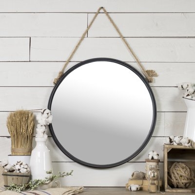 Anupam Beveled Distressed Accent Mirror - Image 0