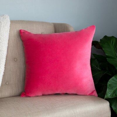 Hansford Velvet Plush Cotton Throw Pillow - Image 0