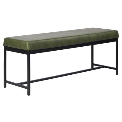 Aniyah Faux Leather Upholstered Bench - Image 0