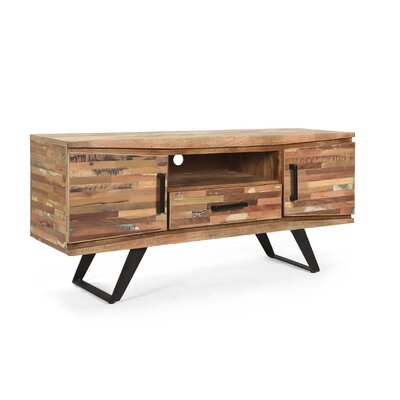 Abigail Handcrafted Boho Reclaimed Wood Tv Stand - Image 0
