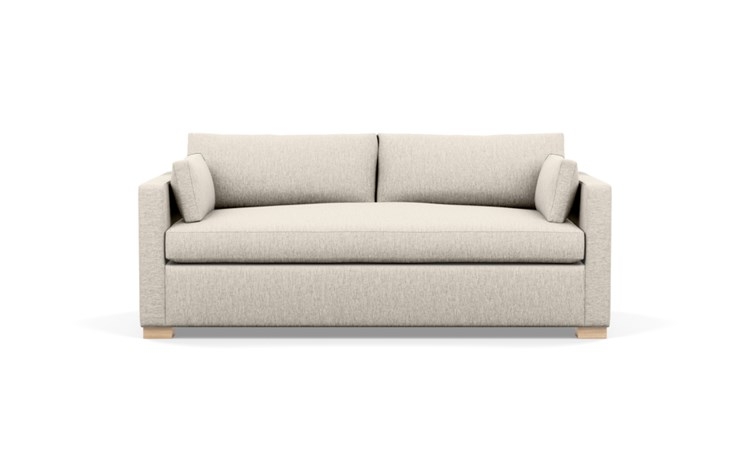 Charly Sofa with Beige Wheat Fabric and Natural Oak legs - Image 0