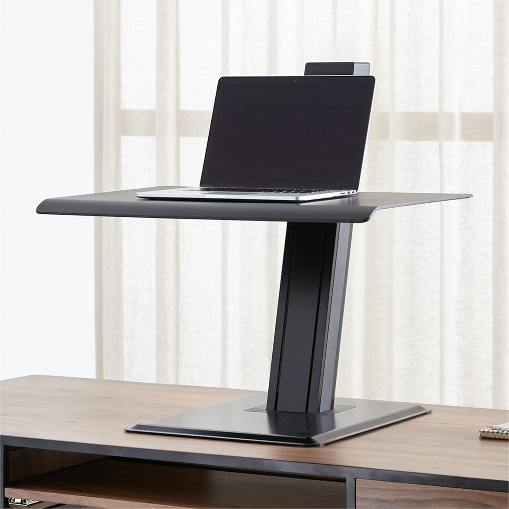 Humanscale ® Black Laptop Quickstand Eco Standing Desk Converter - Image 0